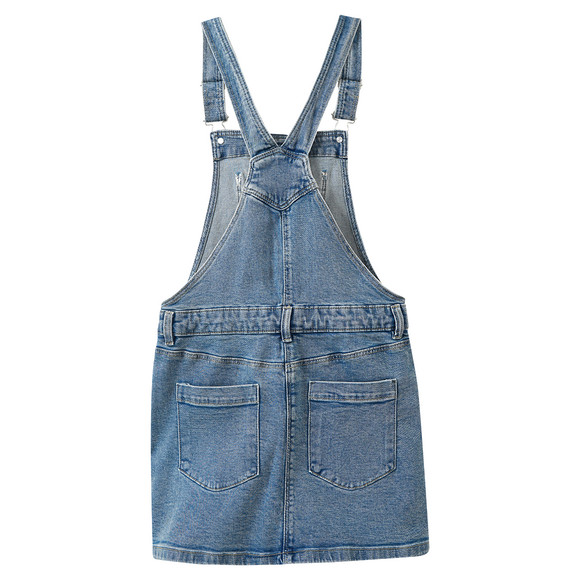 Beatwear Mädchen Latzkleid in Denim-Look