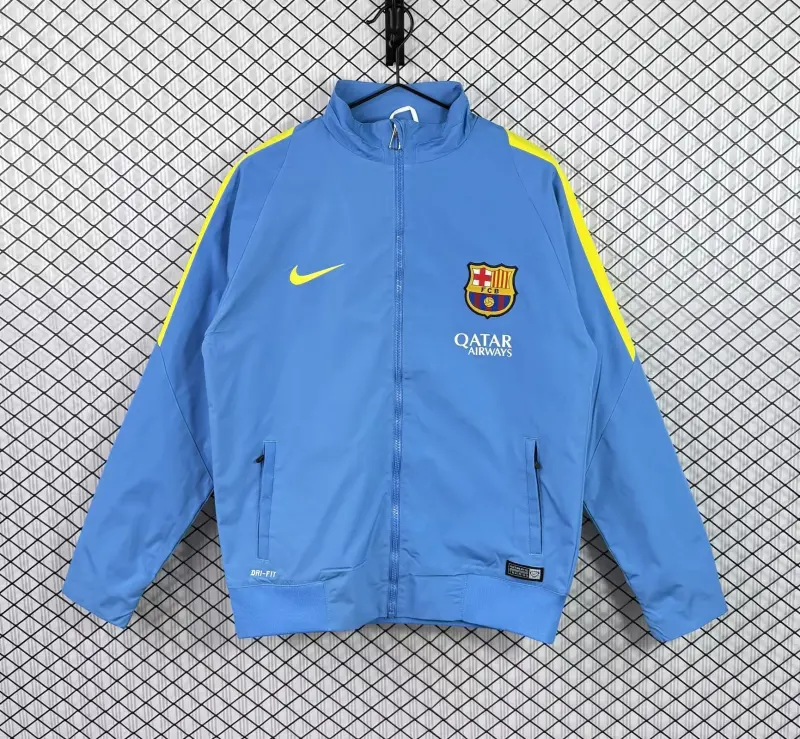 Barcelona 2015/16 Blue Windbreaker