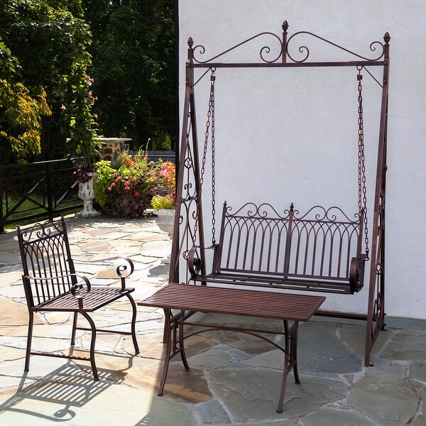 Iron Swing Bench