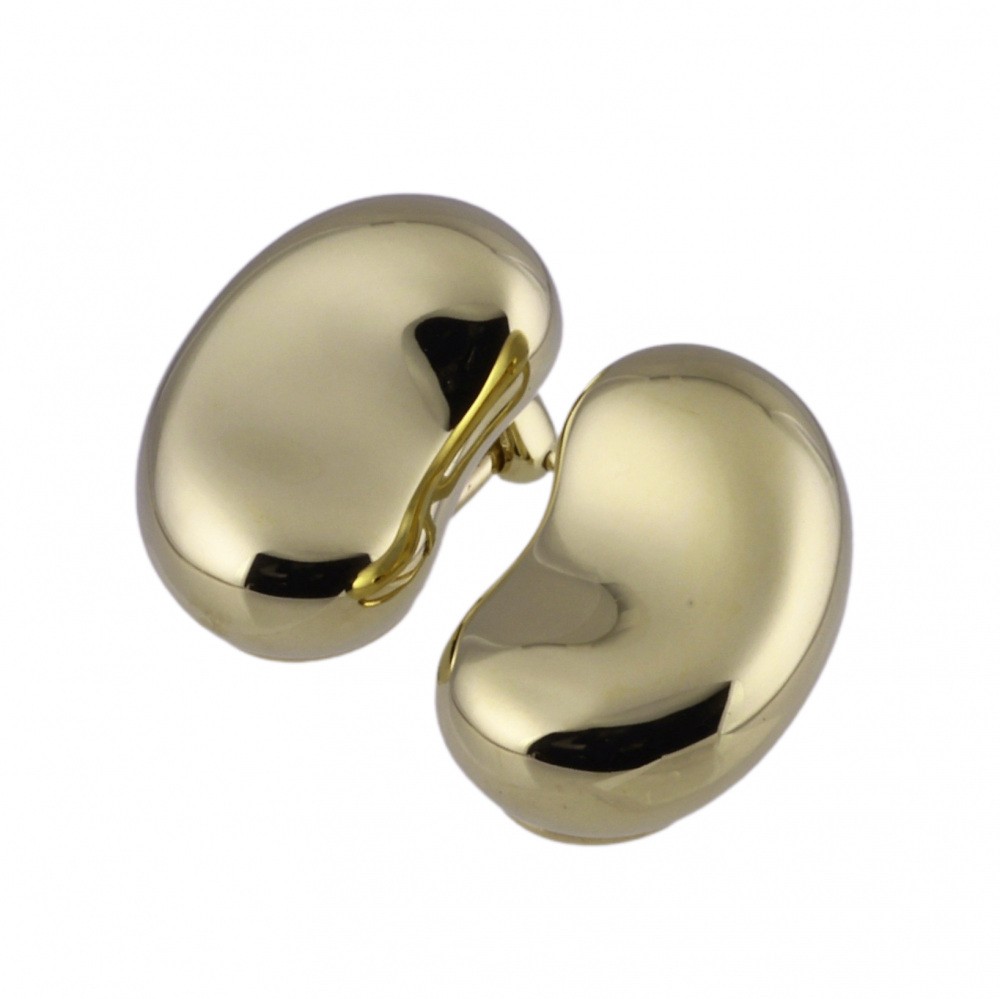 Tiffany & Co. Elsa Peretti Beans Earrings 18K Yellow Gold