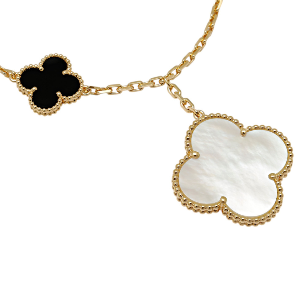 Van Cleef & Arpels Magic Alhambra 5 Motifs Bracelet 18K Yellow Gold VCARD78700