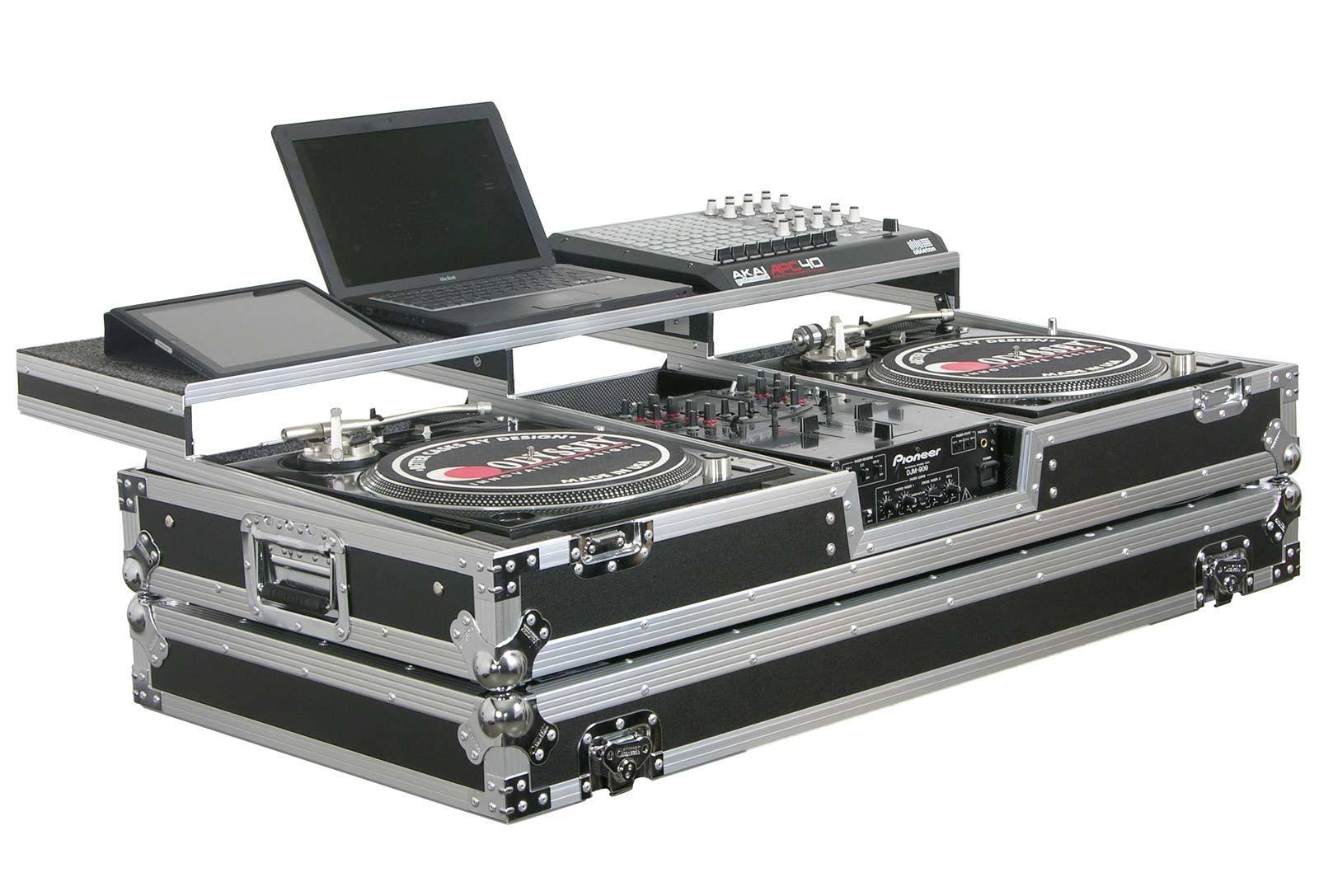 Odyssey FZGSPBM10W Remixer Turntable DJ Coffin Case 10x22