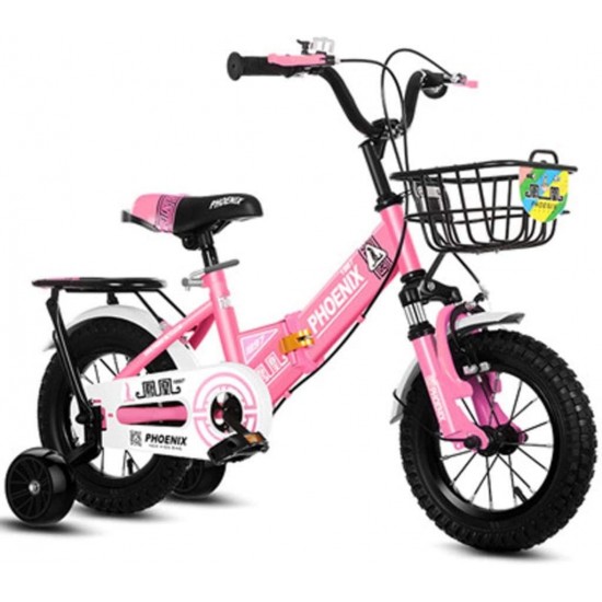 Kids Bike BMX Bike for Kids Boys Girls Bicycle Kids Bike – with Training Wheels and Coaster Brake 12″, 14″, 16″,with Stabilisers,Holder