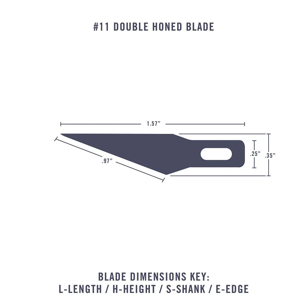 Excel #11 Replacement Blades, Set of 100