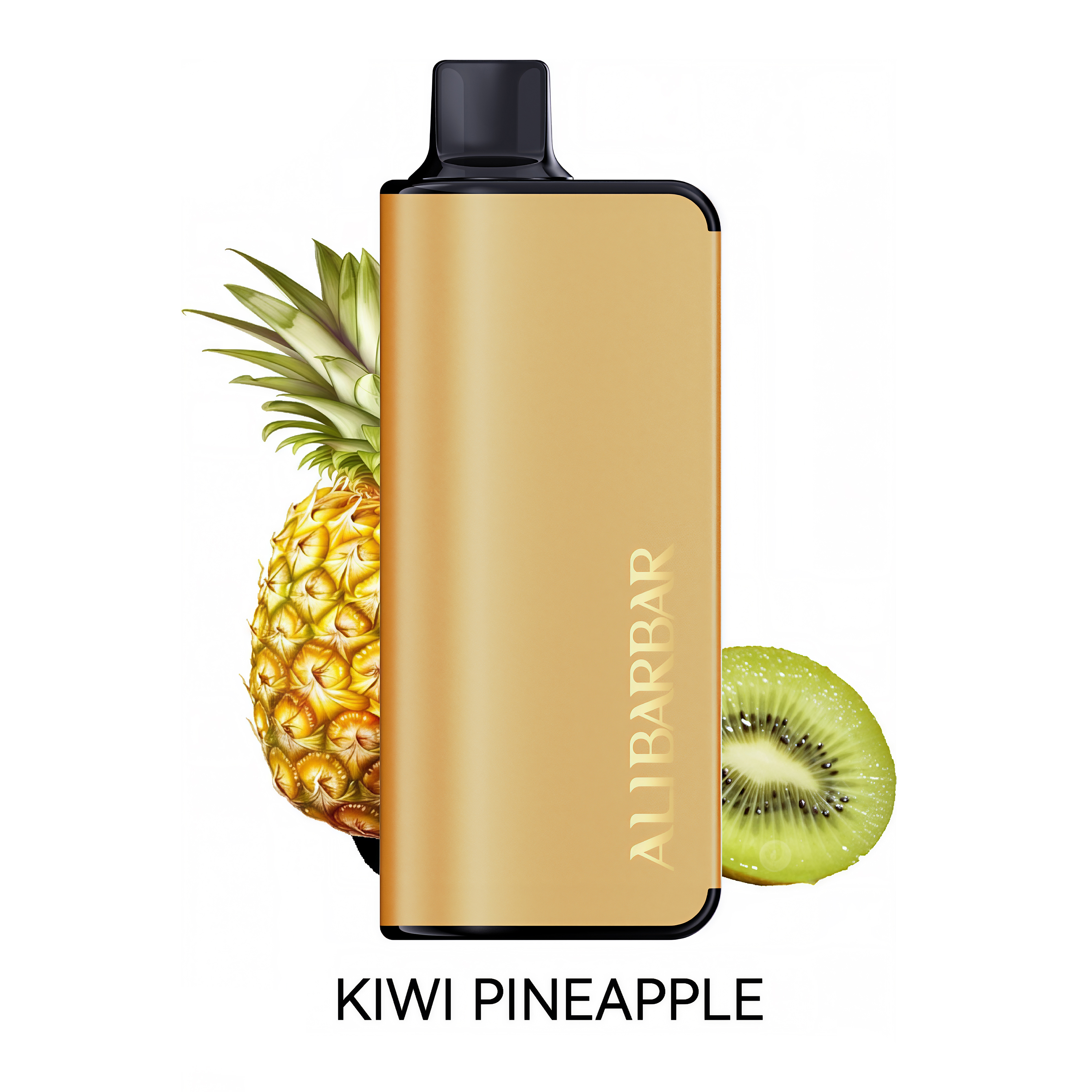 KIWI PINEAPPLE – Alibarbar 9000 Puffs Disposable Vape 🥝🍍 Tropical Kiwi & Pineapple Flavor
