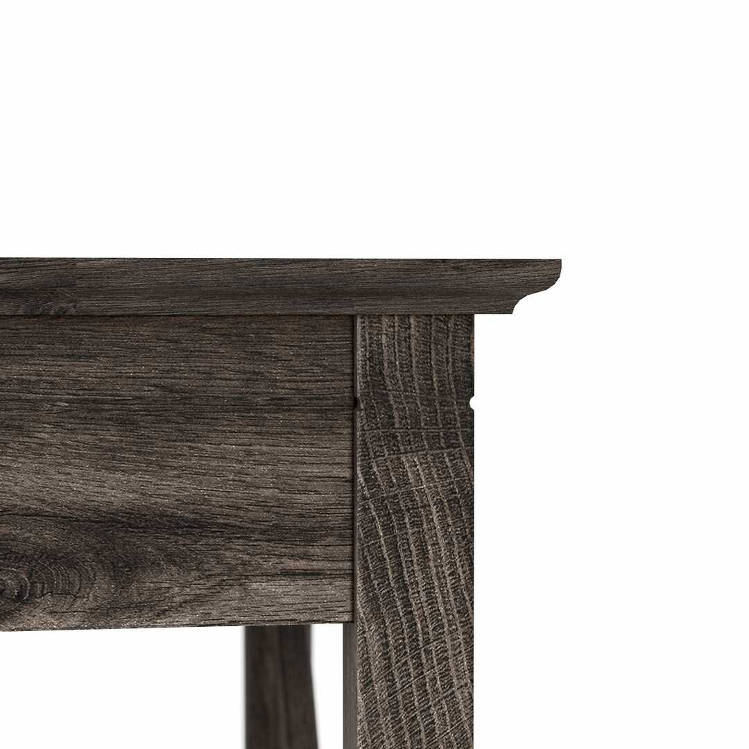 Bush Furniture Key West 60W L Shaped Desk, Cape Cod Gray