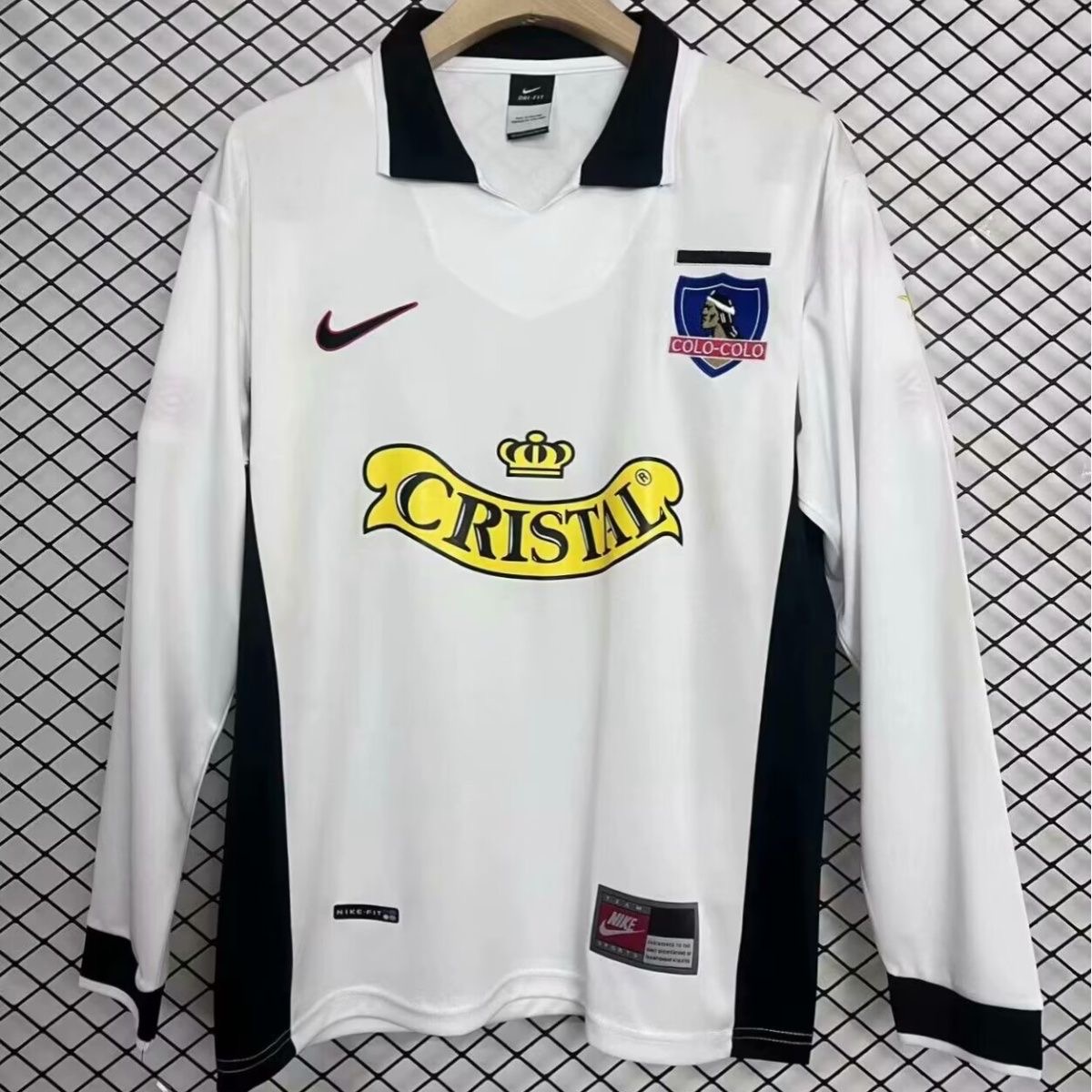 97/98 Zhijia Kolo home jersey retro long sleeved