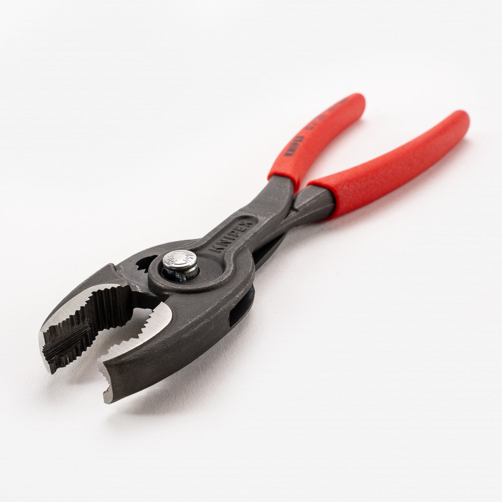 Knipex 8 In. TwinGrip Slip Joint Pliers with Dipped Handle