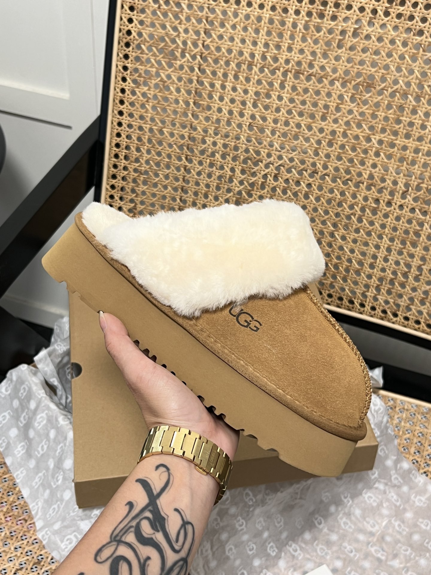 UGG Star Slip-On Thick-Sole Winter Fur Boots - cnluxepick