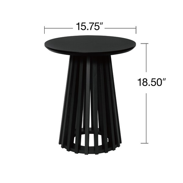 Round Coffee Table Set of 2 Grille Molding