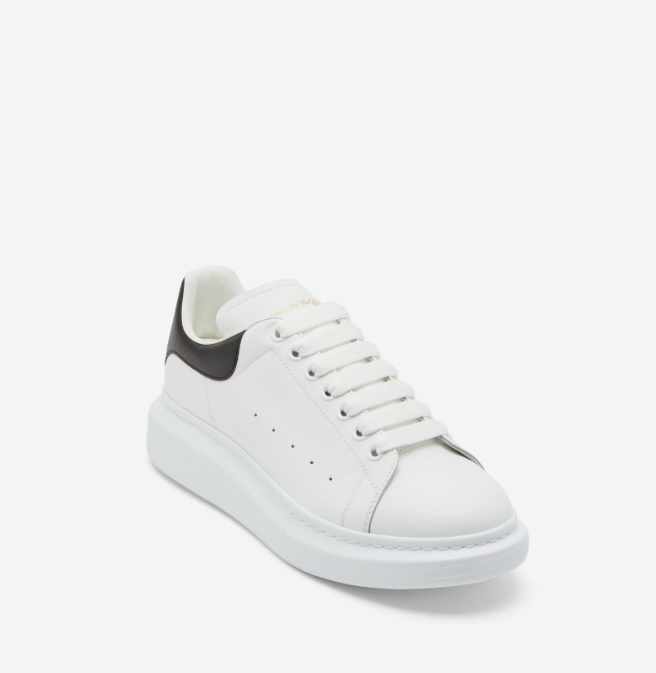 McQueenl  Oversized Sneaker in White/Black