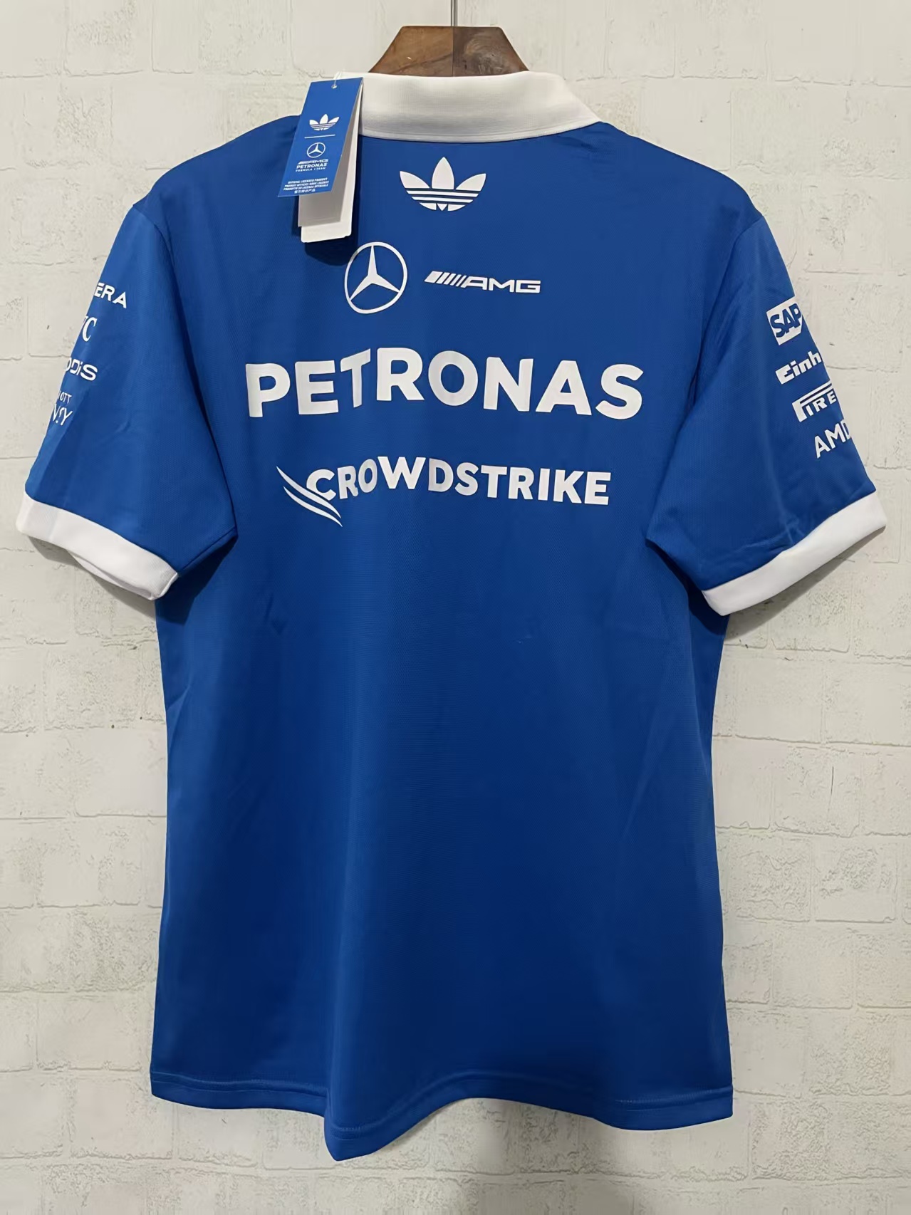 2026 F1 Polo Mercedes Blue S-5XL