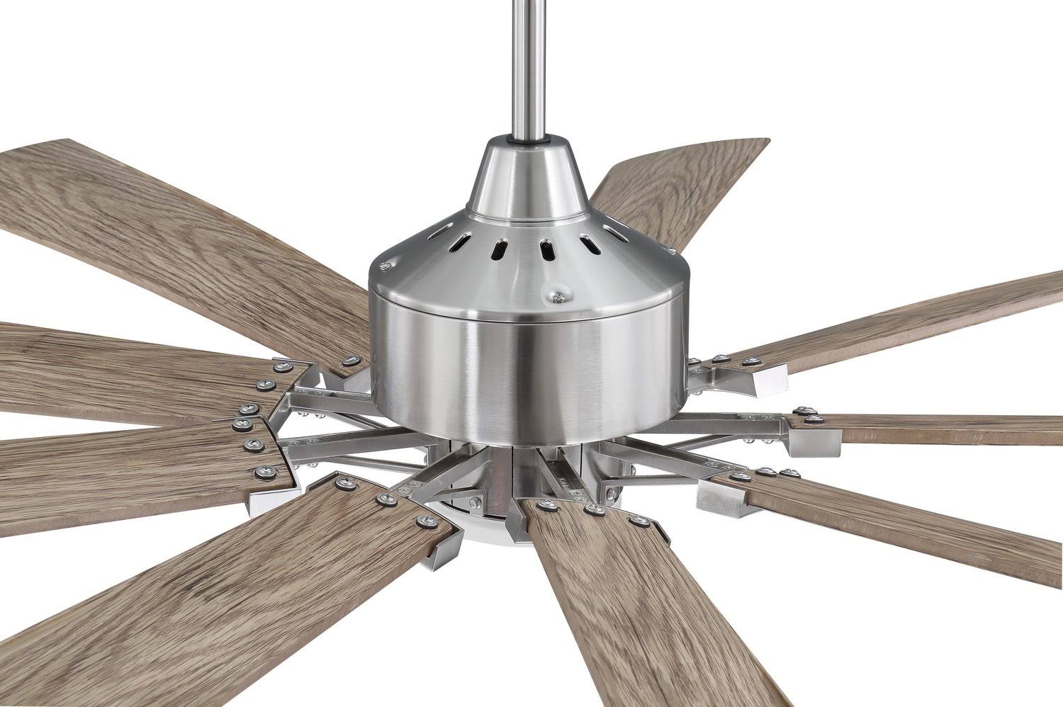 Craftmade Eastwood 60x22 Ceiling Fan u0026 Light Kit - Polished Nickel - EAS60BNK9