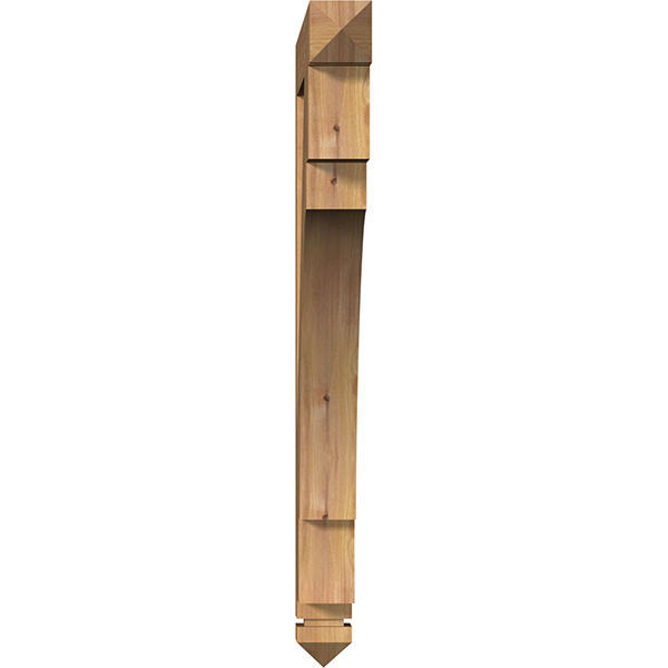 3 1/2x22W x 34x22D x 40x22H Merced Arts u0026 Crafts Smooth BRACKET, Western Red Cedar