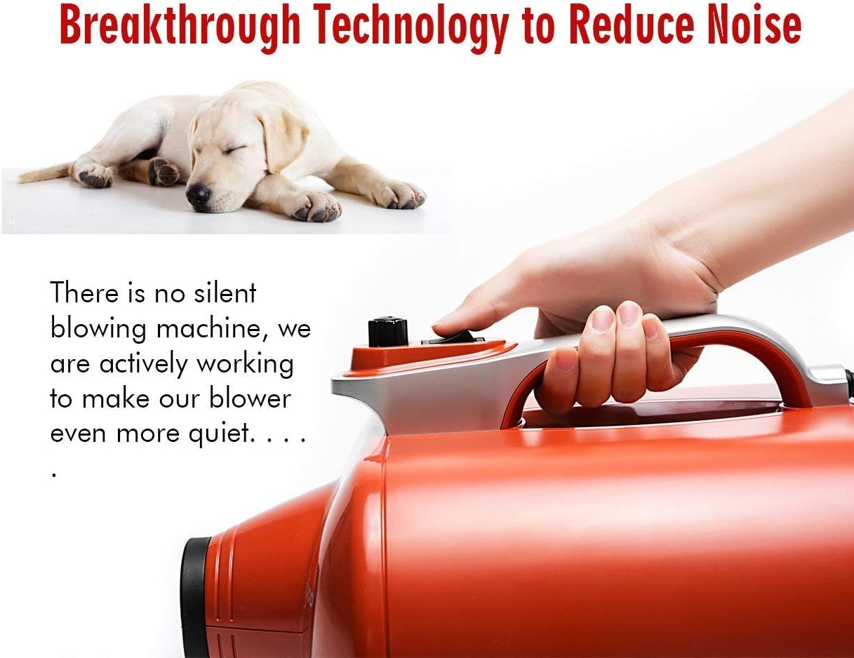 High Velocity Professional Dog Pet Grooming Hair Drying Force Dryer Blower 6.0HP (DHD-2400F)