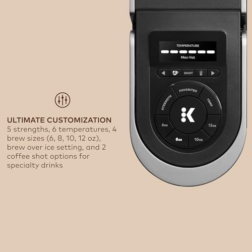 SMART Single Serve K-Cup Pod Coffee Maker, Black