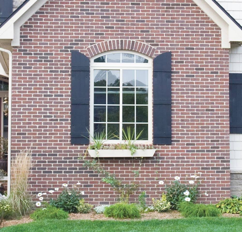 16 1/4 inchw x 58 inchh Lifetime Vinyl, Custom Four Board Spaced (3 Batten), Board-n-Batten Shutters, w/Shutter-Loks (Per Pair),