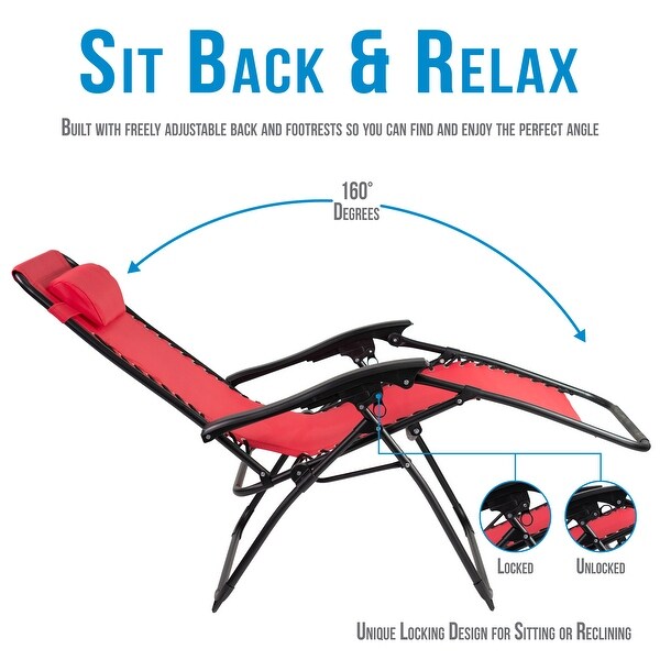 SunRay 1pc Zero Gravity Chair