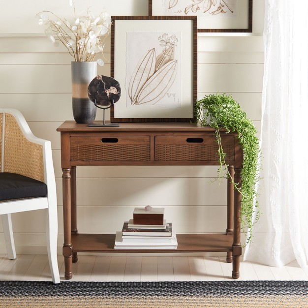 Landers 2 Drawer Console Table Safavieh