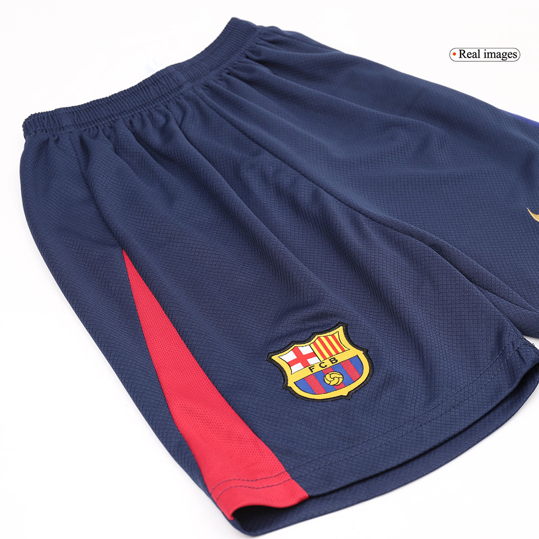 Barcelona Home Kids Soccer Jerseys Full Kit