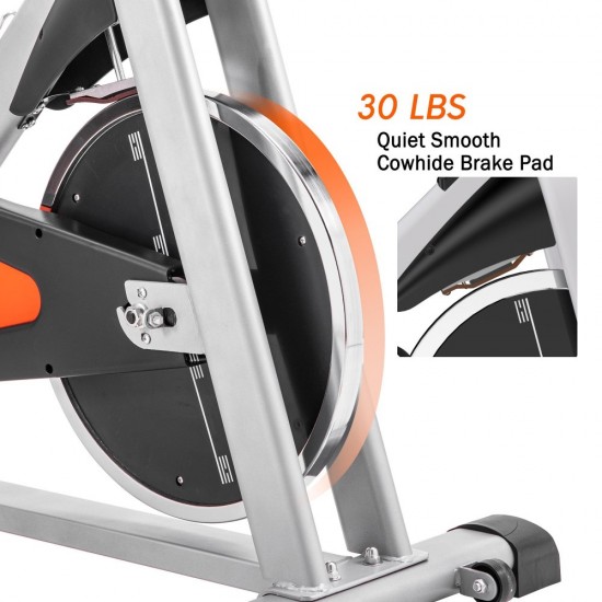 Indoor Exercising Bike,Indoor Cycling Bike Fitness Bike Stationary, Mini Trainer Flywheel Exercise Bikes for Cardio Gym Workout w/Adjustable Tension/Multi-grips Handlebar/LCD Monitor,R467