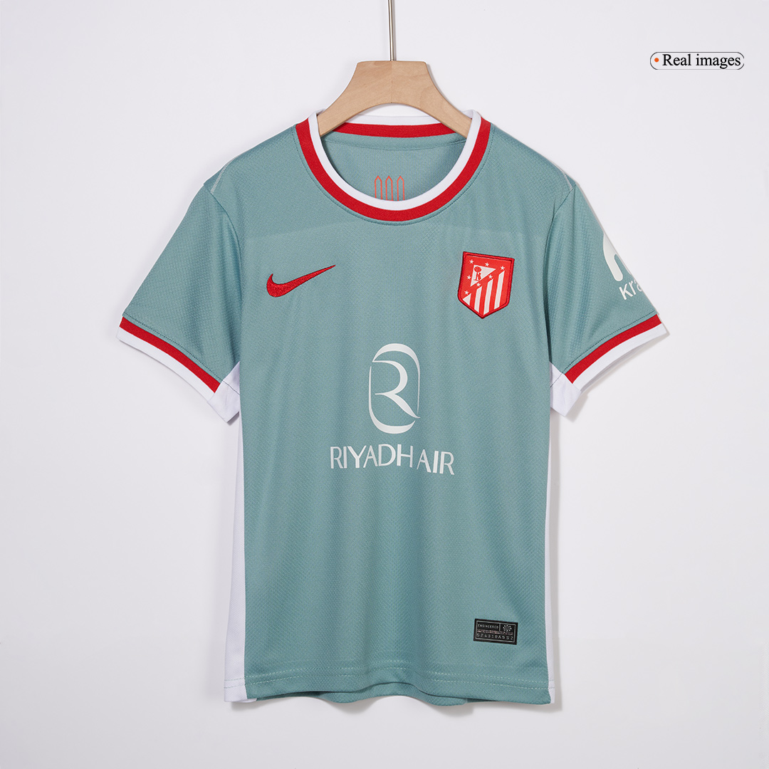 Atletico Madrid Away Kids Soccer Jerseys Full Kit
