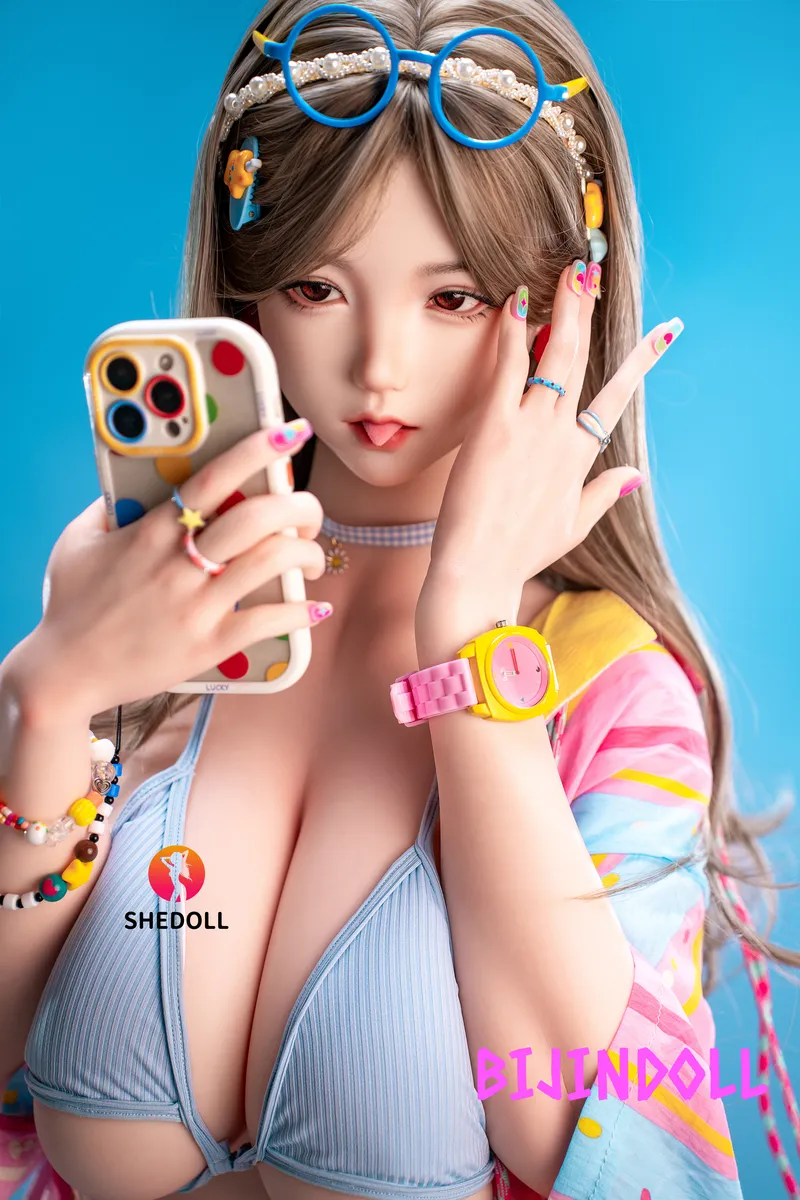 SHEDOLL Beizhi 155cm H-cup Silicone Sex Doll Big Boobs