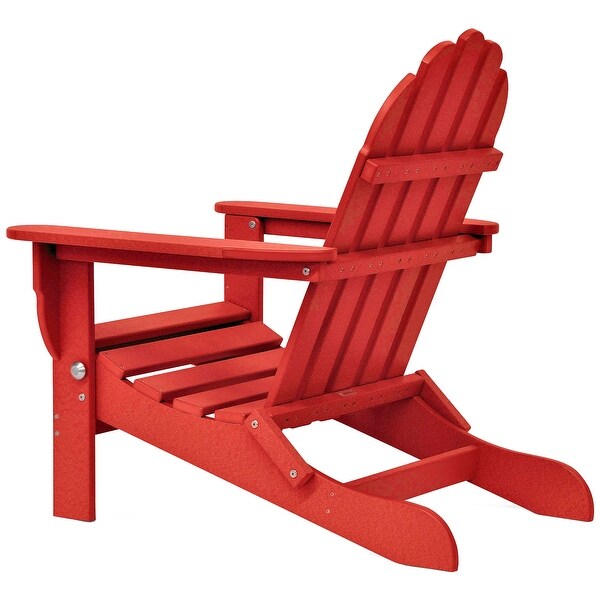Nelson Recycled Plastic Folding Adirondack Chair by Havenside Home