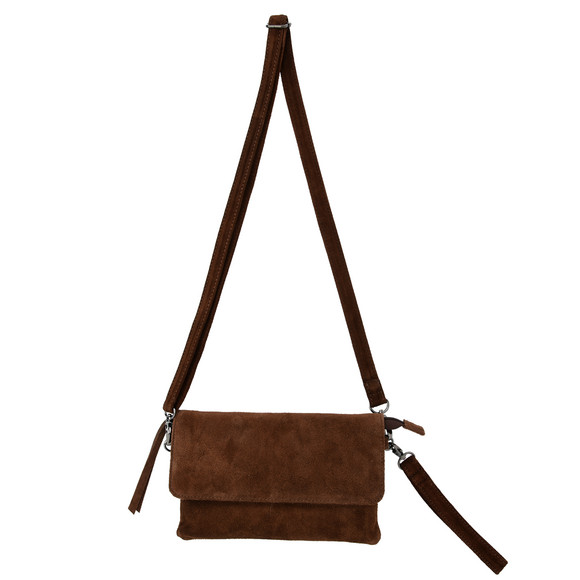 Gina Benotti Damen Veloursleder-Tasche