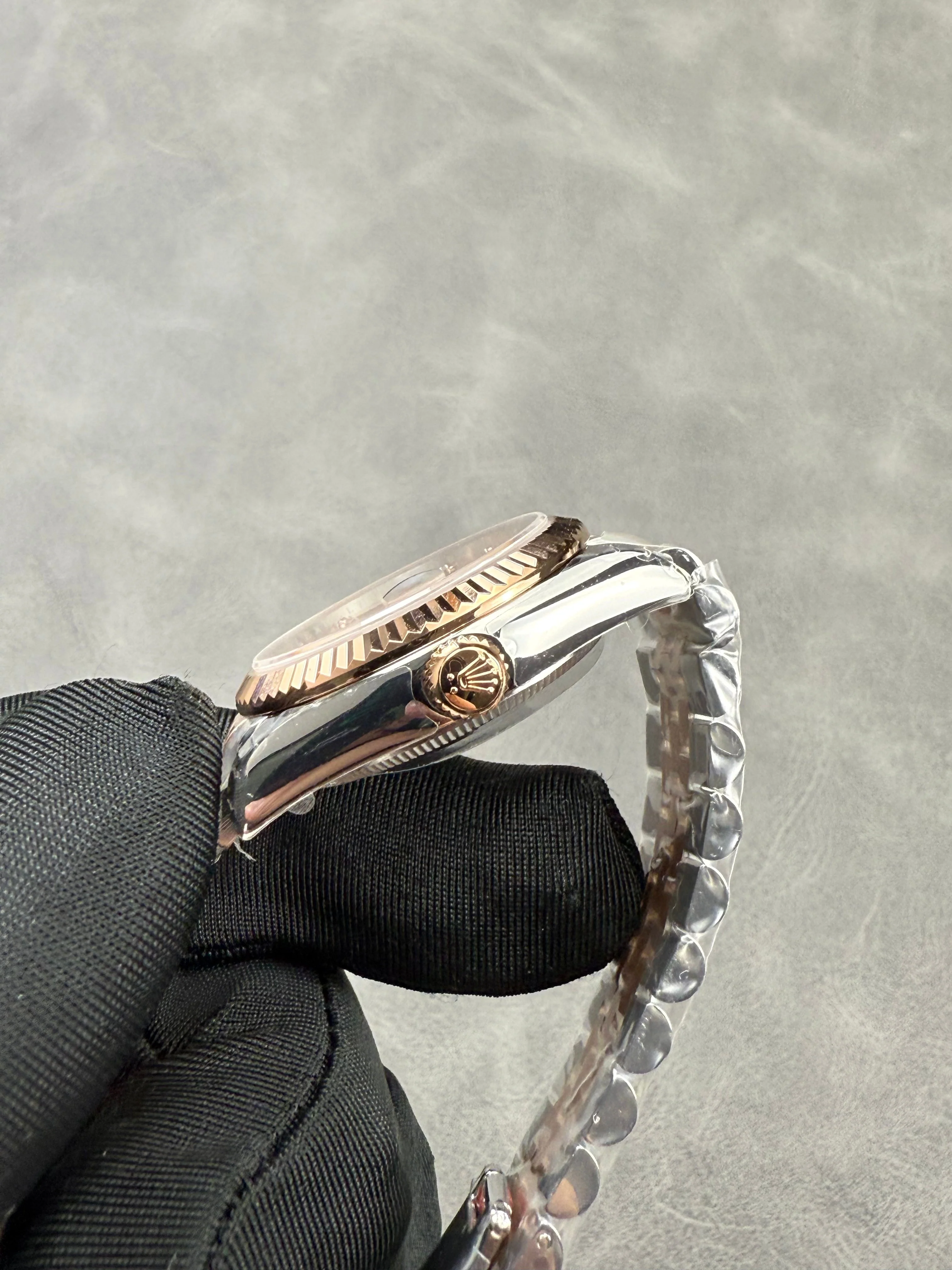 ROLEX Datejust 31mm Silver Pink Gold