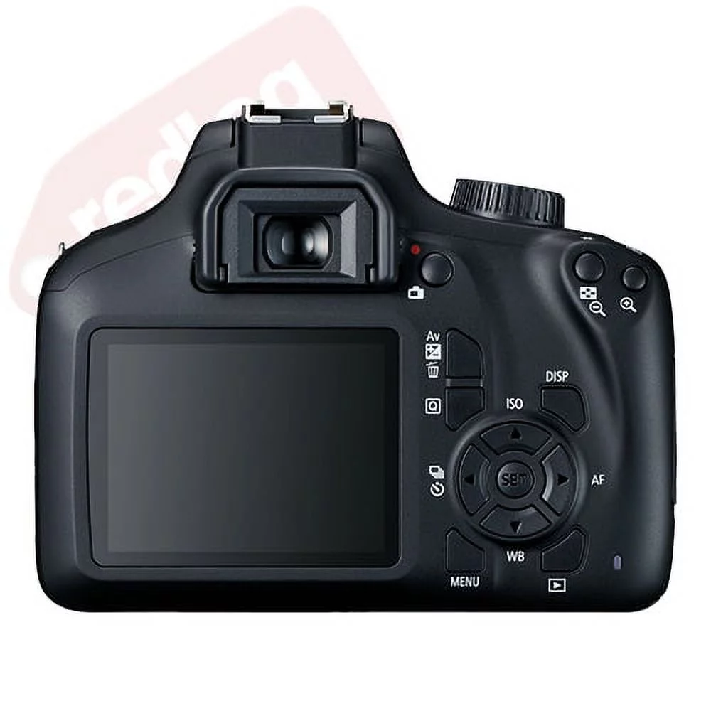 Canon EOS 4000D Digital SLR Camera + 3 Lens Kit 18-55mm + 16GB + Flash & More