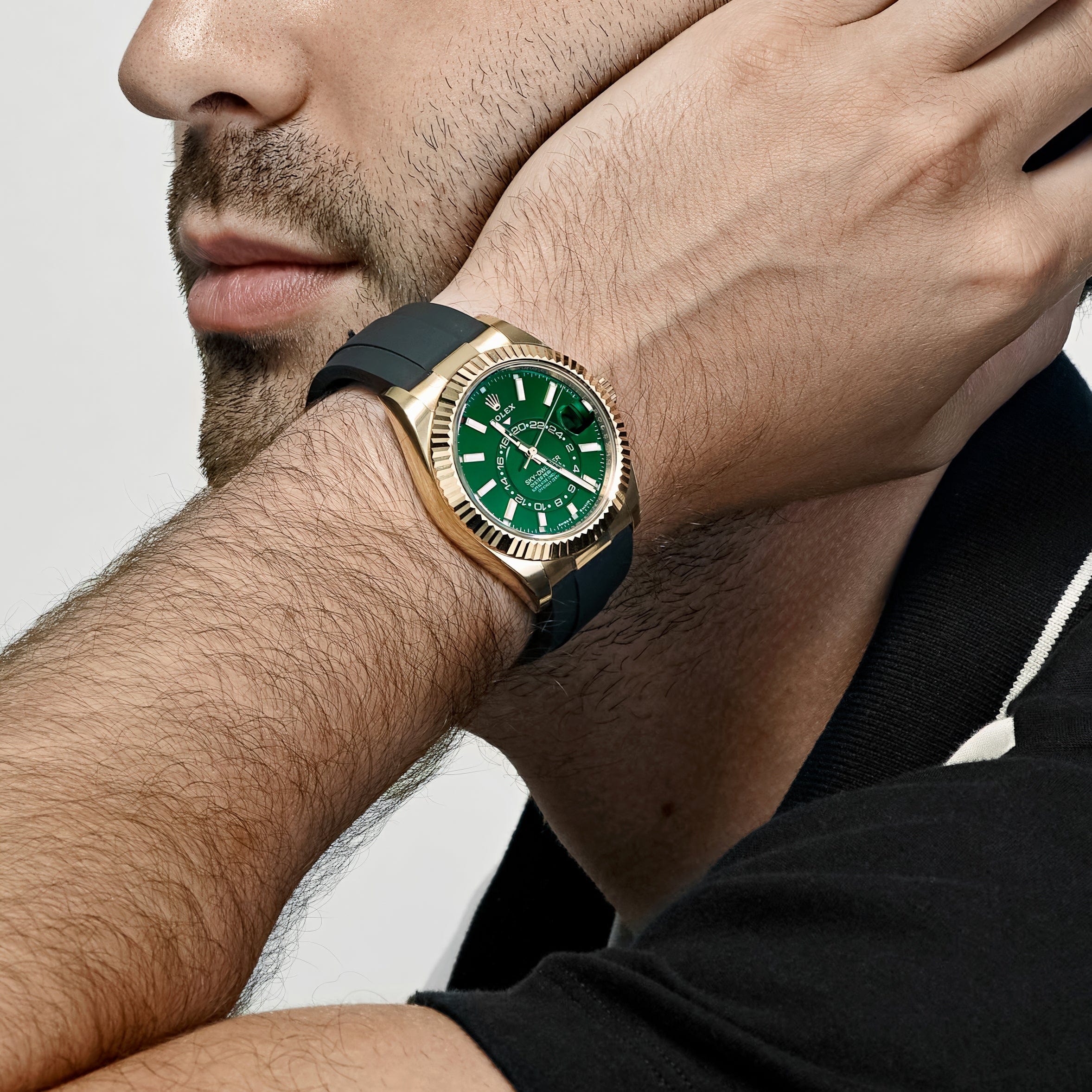 Rolex Sky-Dweller 336238 Yellow Gold Bright Green Dial (2026)