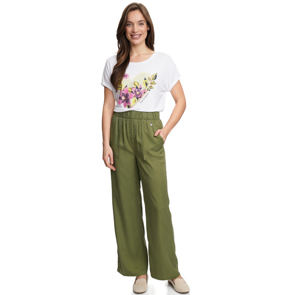 Gina Benotti Damen T-Shirt mit Blumen-Print