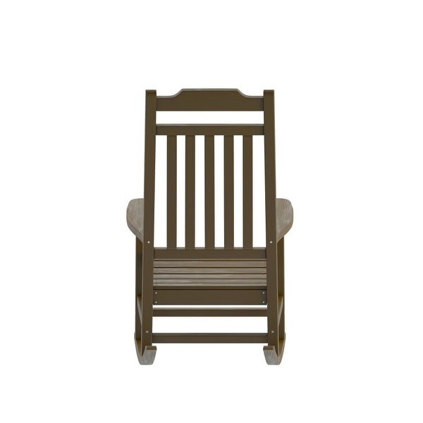 2 Pack AllWeather Faux Wood Rocking Chair