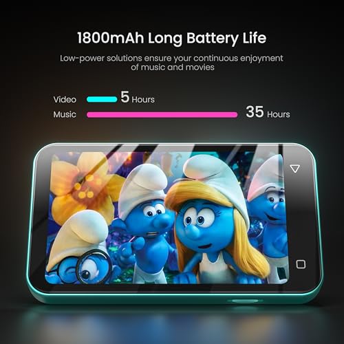 TIMMKOO 80GB Kids MP3 Player with Bluetooth, Parental Controls, Pre-Installed Spotify, Spotify Kids, Audible, 4