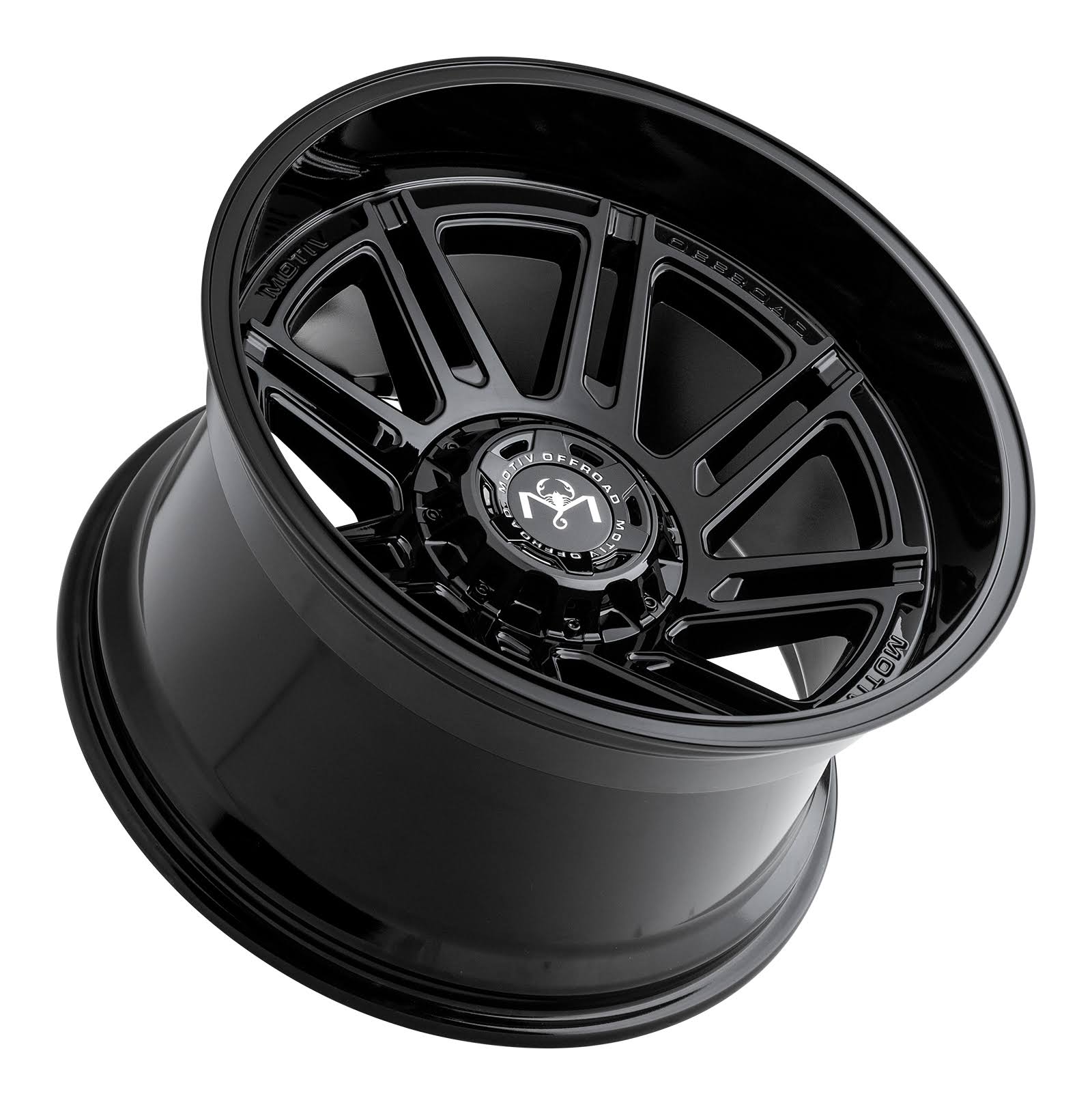Motiv 425B 20x12 6x135/6x139.7 -44et Gloss Black Wheel