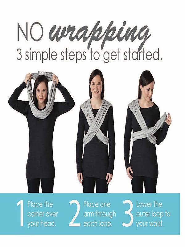 Baby K&tan Active Baby Carrier, Ocean Blue