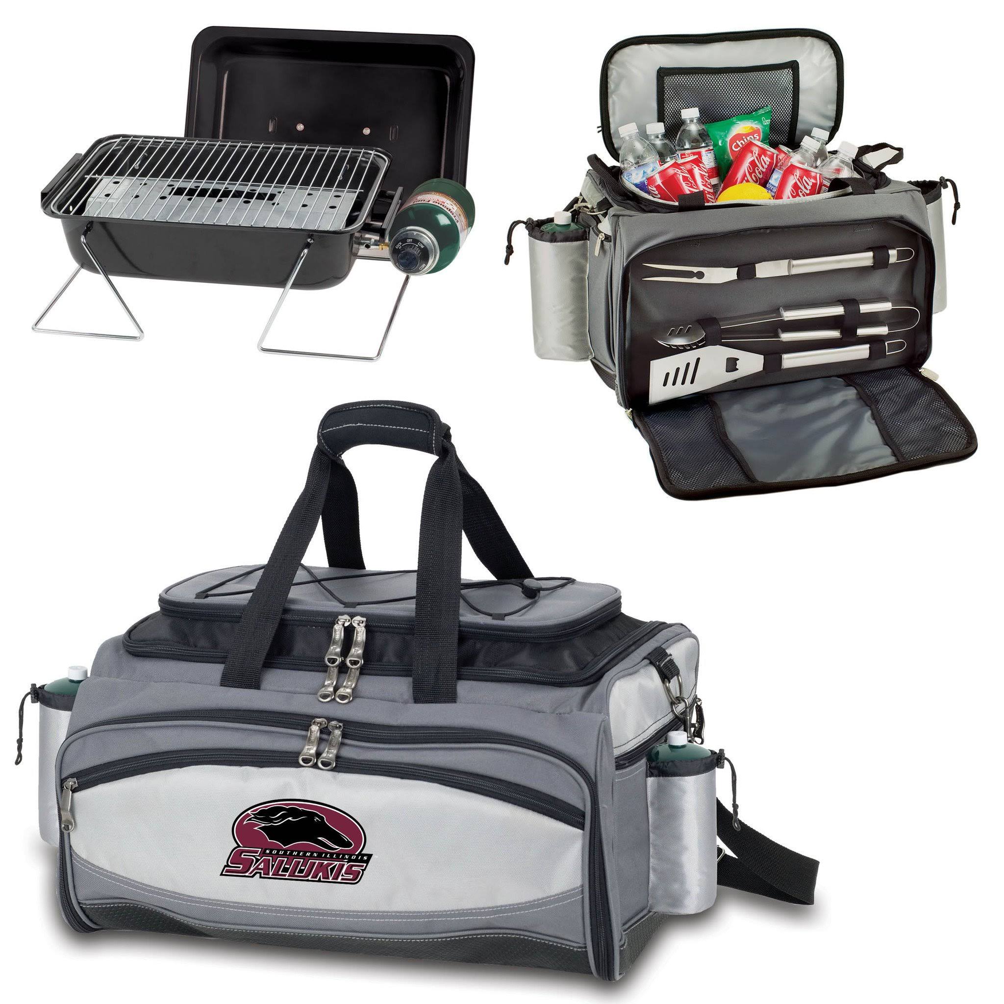Picnic Time Vulcan Cooler u0026 Propane Gas Grill - Southern Illinois Salukis