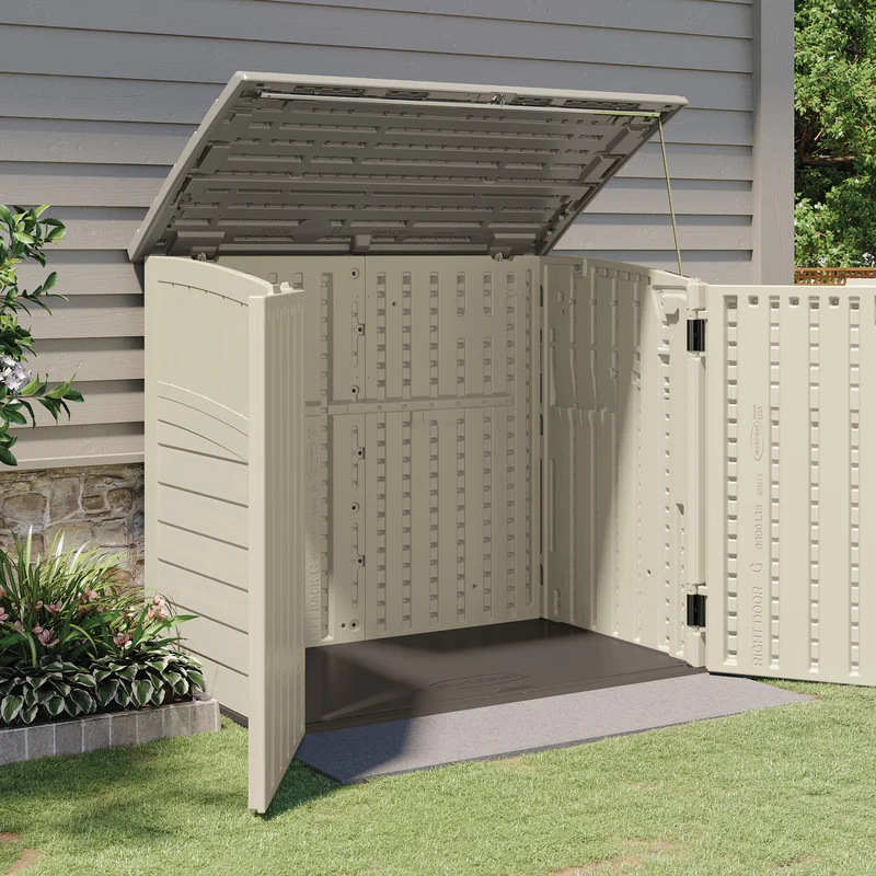 Suncast BMS2500 2 ft. 8 in. x 4 ft. 5 in. x 3 ft. 9.5 in. Resin Horizontal Storage Shed