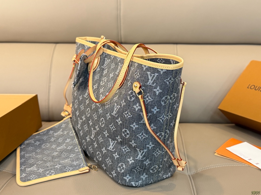 LV's new denim shopping bag - cnluxepick