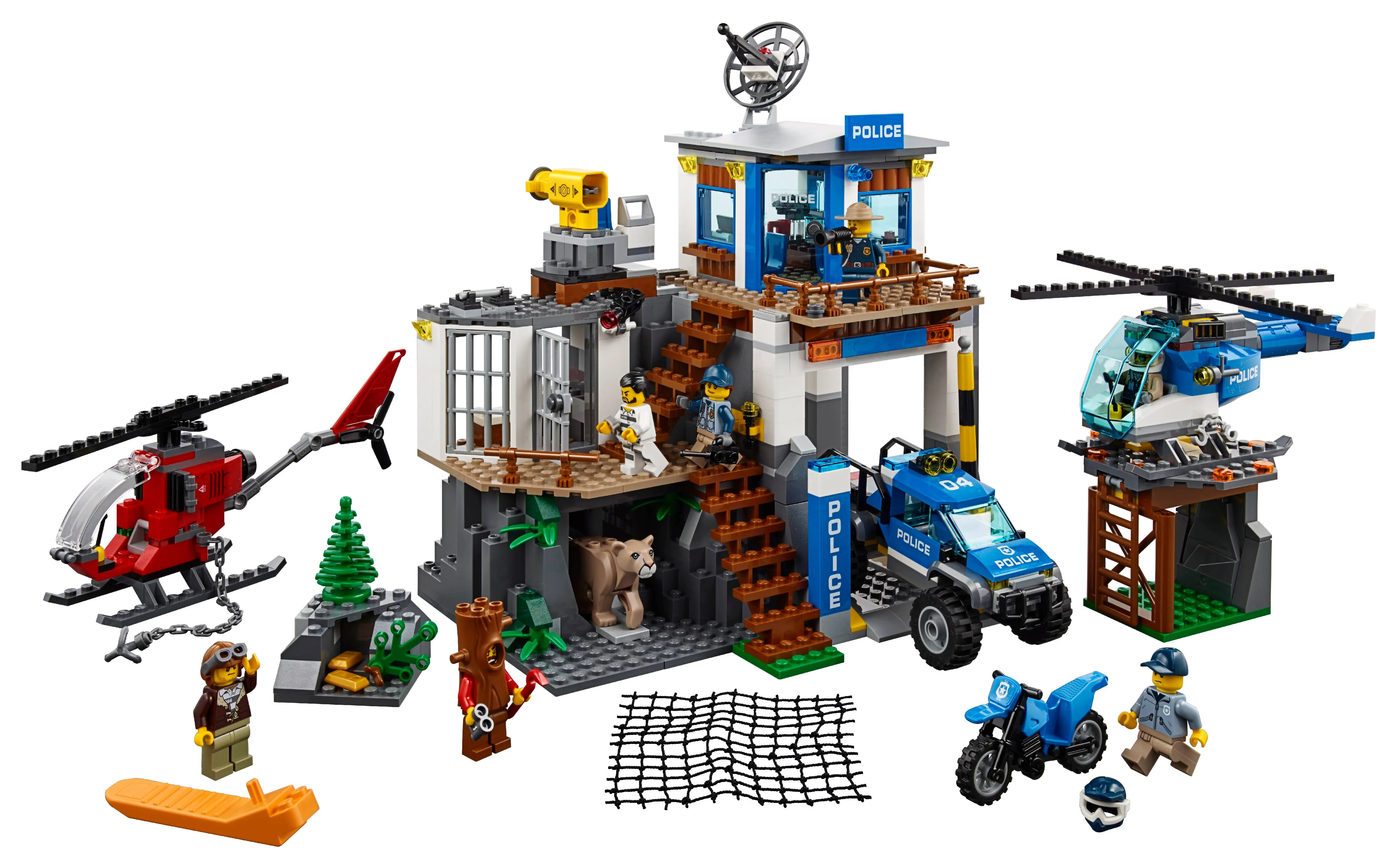 LEGO City Police Mountain Police Headquarters 60174