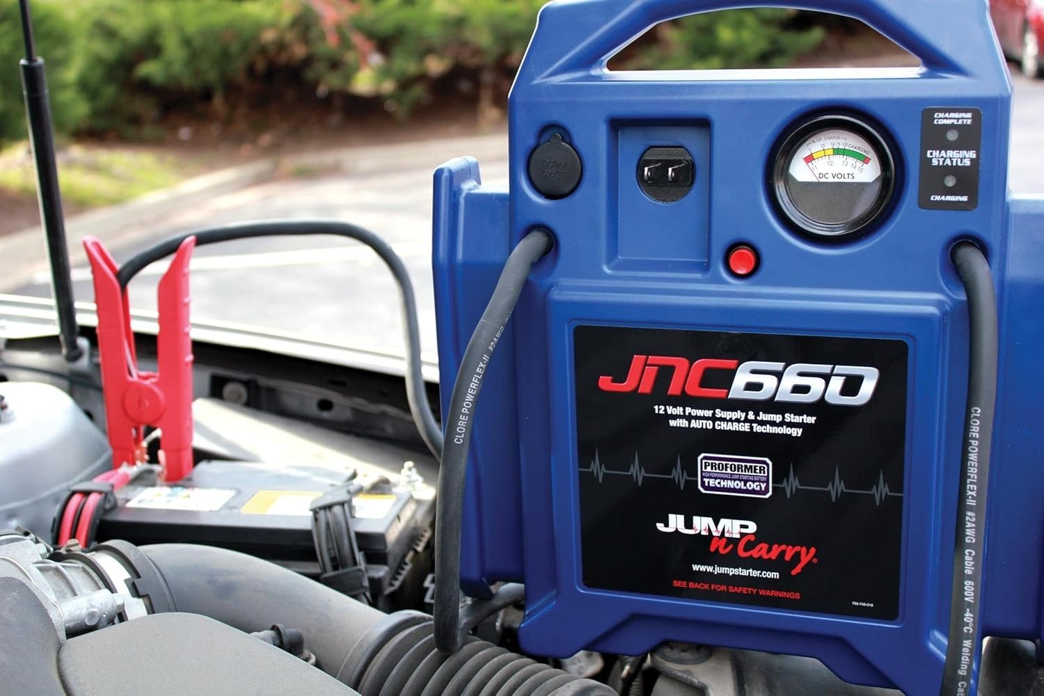 1700 Peak Amp 12 Volt Jump Starter , Blue
