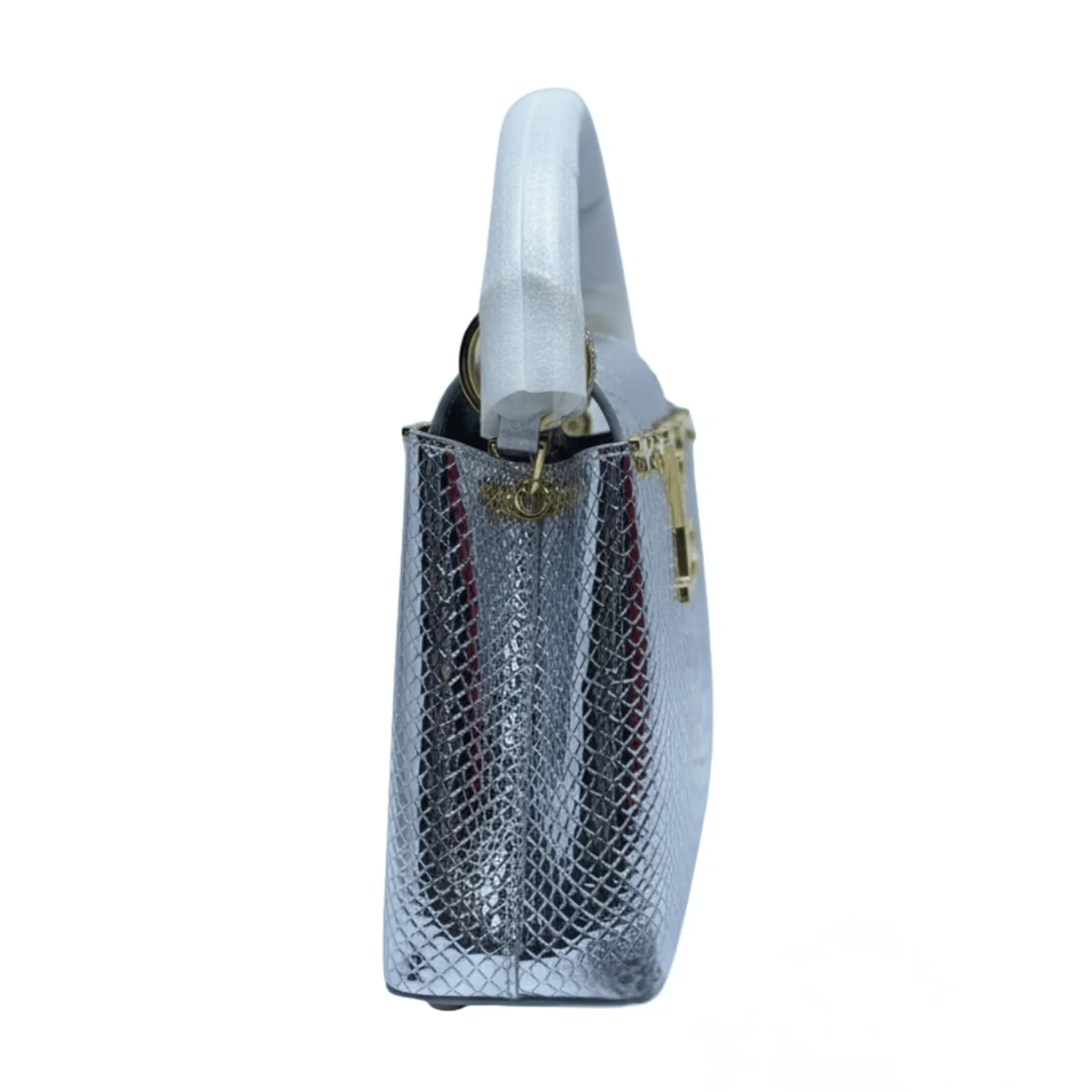 Louis Vuitton Bag | Capucines Bag Metallic Silver