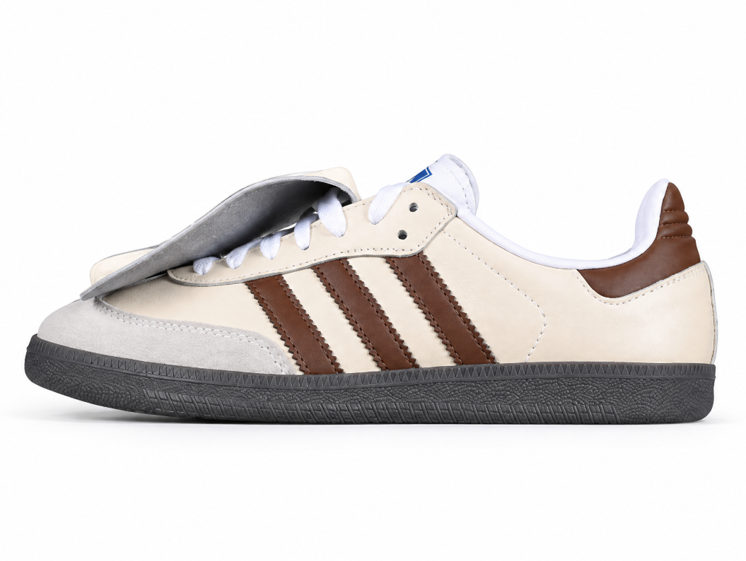 Adidas Samba Og White/Brown/Black IG1024