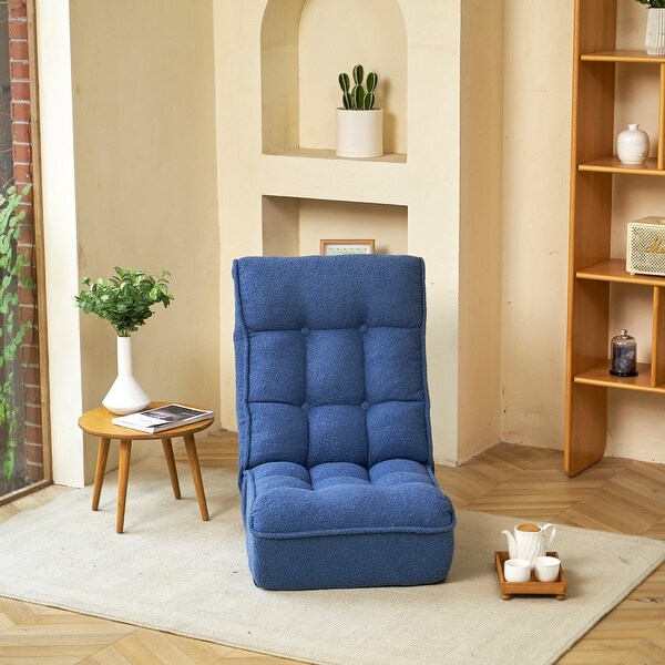 Single sofa reclining chair lazy sofa balcony reclining chair adjustable chair