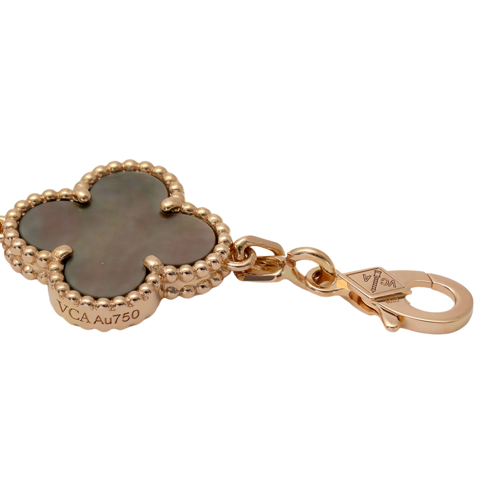 Van Cleef & Arpels Vintage Alhambra 5 Motifs Bracelet 18K Rose Gold VCARP2R100