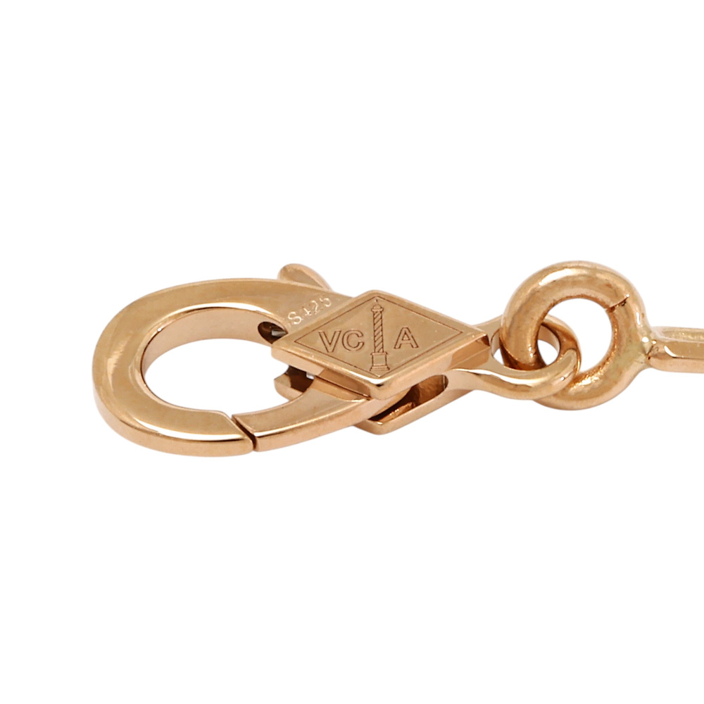 Van Cleef & Arpels Fauna Lucky Spring Bracelet 5 Motif 18K Rose Gold VCARP7RR00