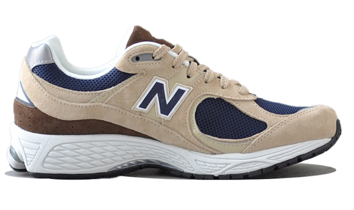 New Balance 2002R Beige Navy Blue ML2002R5 Casual Running Shoes