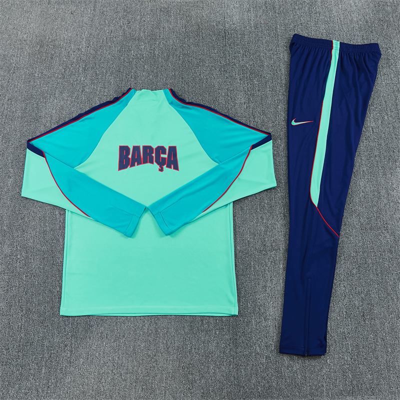 Barcelona 26/27 Half Zipper Training Suit
