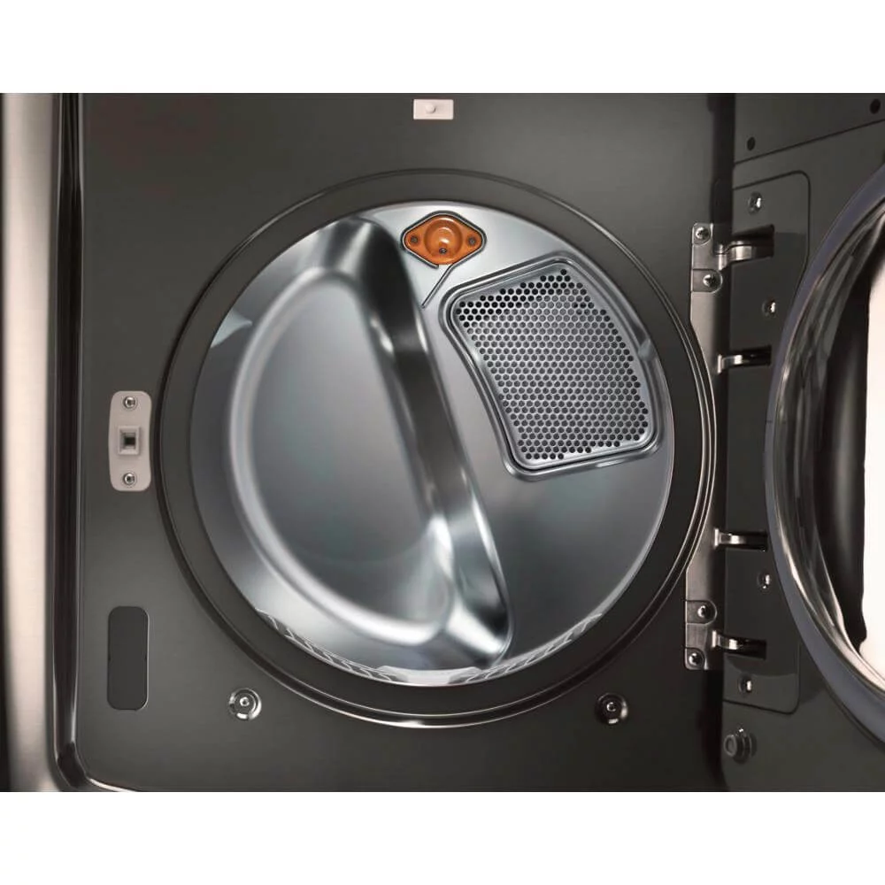 LG DX9501K SIGNATURE 9.0 Mega Capacity TurboSteam Gas Dryer in Black Stainless Steel